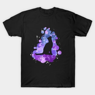 Cat in a Galaxy T-Shirt